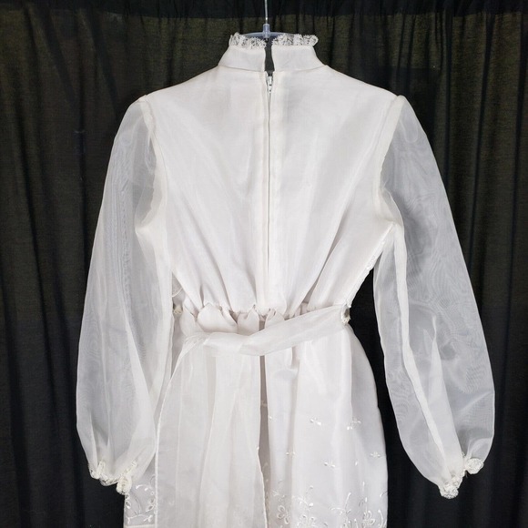 Vintage Merry Girl Party Dress Communion Flower Girl Princess Girls sz 7 8 Twirl - Picture 5 of 8